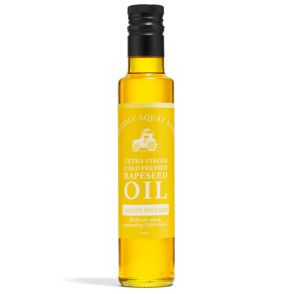 Diddly Squat Extra Virgin Cold Pressed Rapeseed Oil Lemon Infused 250ml